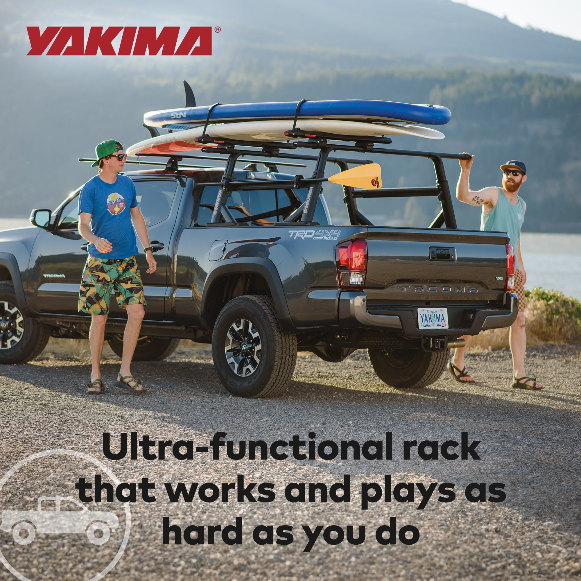 Yakima HD (Towers Only) Heavy Duty Truck Bed Rack, Compatible w/HD Bar (Used) - VMInnovations