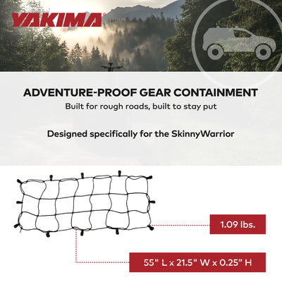 YAKIMA Basket Stretch Net for SkinnyWarrior & SkinnyWarrior Extension (Open Box) - VMInnovations