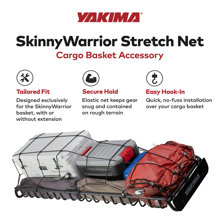 YAKIMA Basket Stretch Net for SkinnyWarrior & SkinnyWarrior Extension (Open Box)
