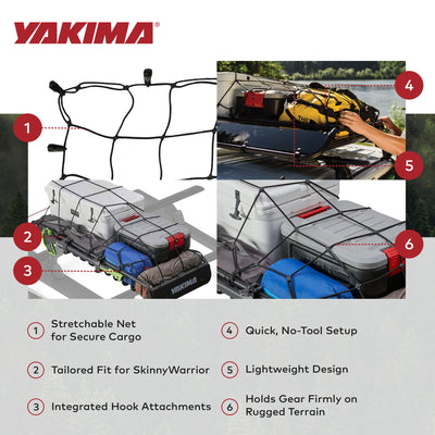 YAKIMA Basket Stretch Net for SkinnyWarrior & SkinnyWarrior Extension (Open Box) - VMInnovations