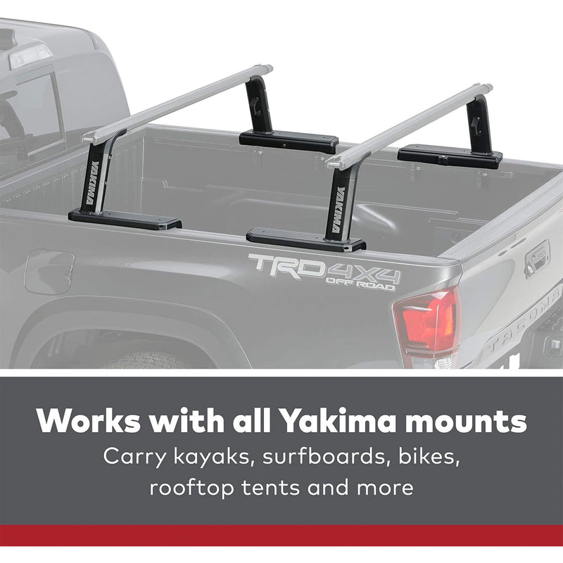 Yakima OutPost HD (Towers Only)  Heavy Duty Truck Bed Rack, Black (Open Box)