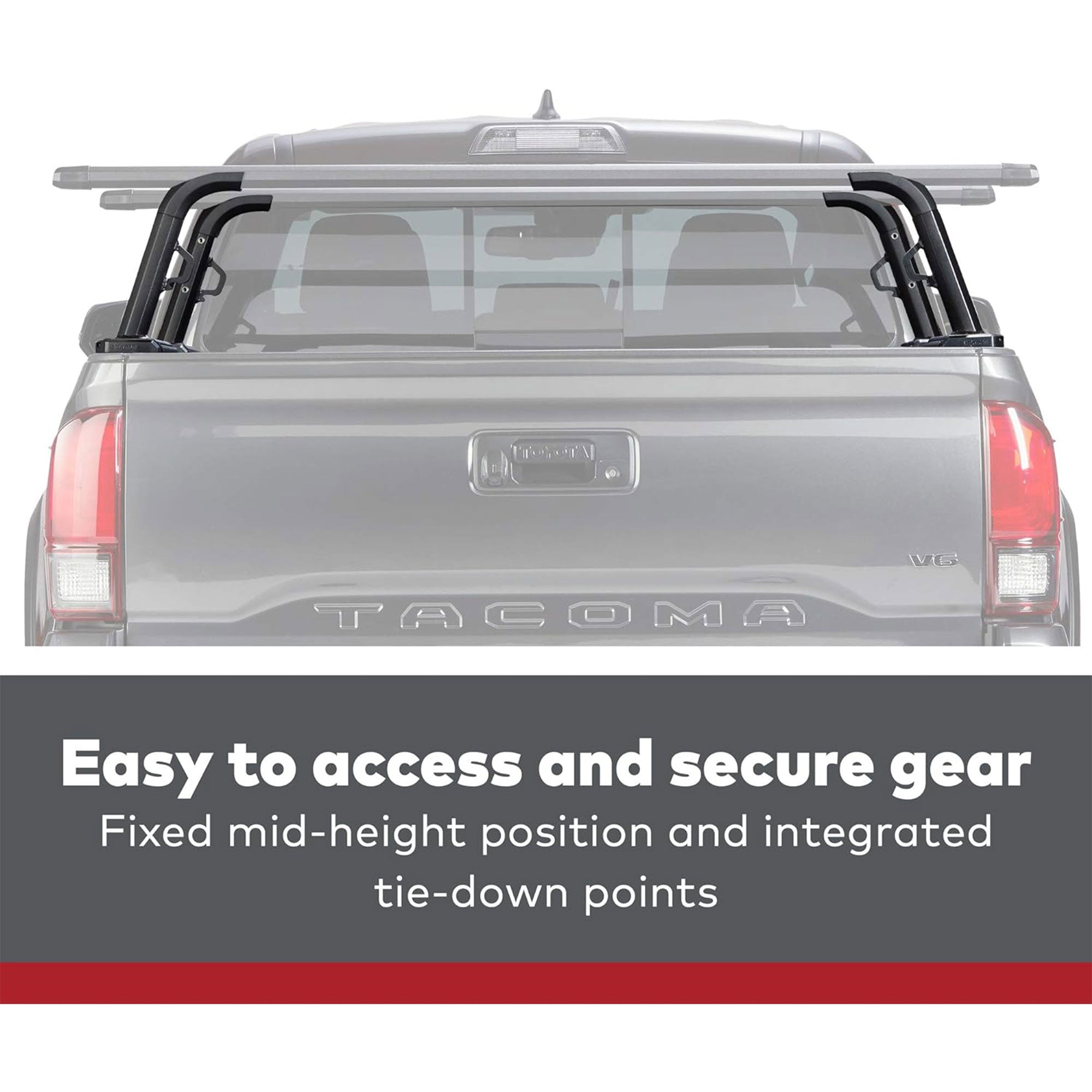 Yakima OutPost HD (Towers Only)  Heavy Duty Truck Bed Rack, Black (Open Box) - VMInnovations