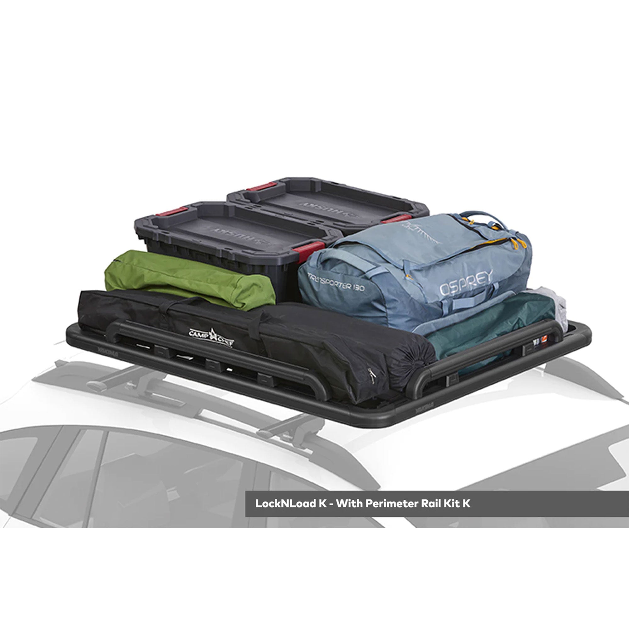 Yakima 76x65" LockNLoad 3 Bar System Heavy Duty Roof Rack, Black (For Parts) - VMInnovations