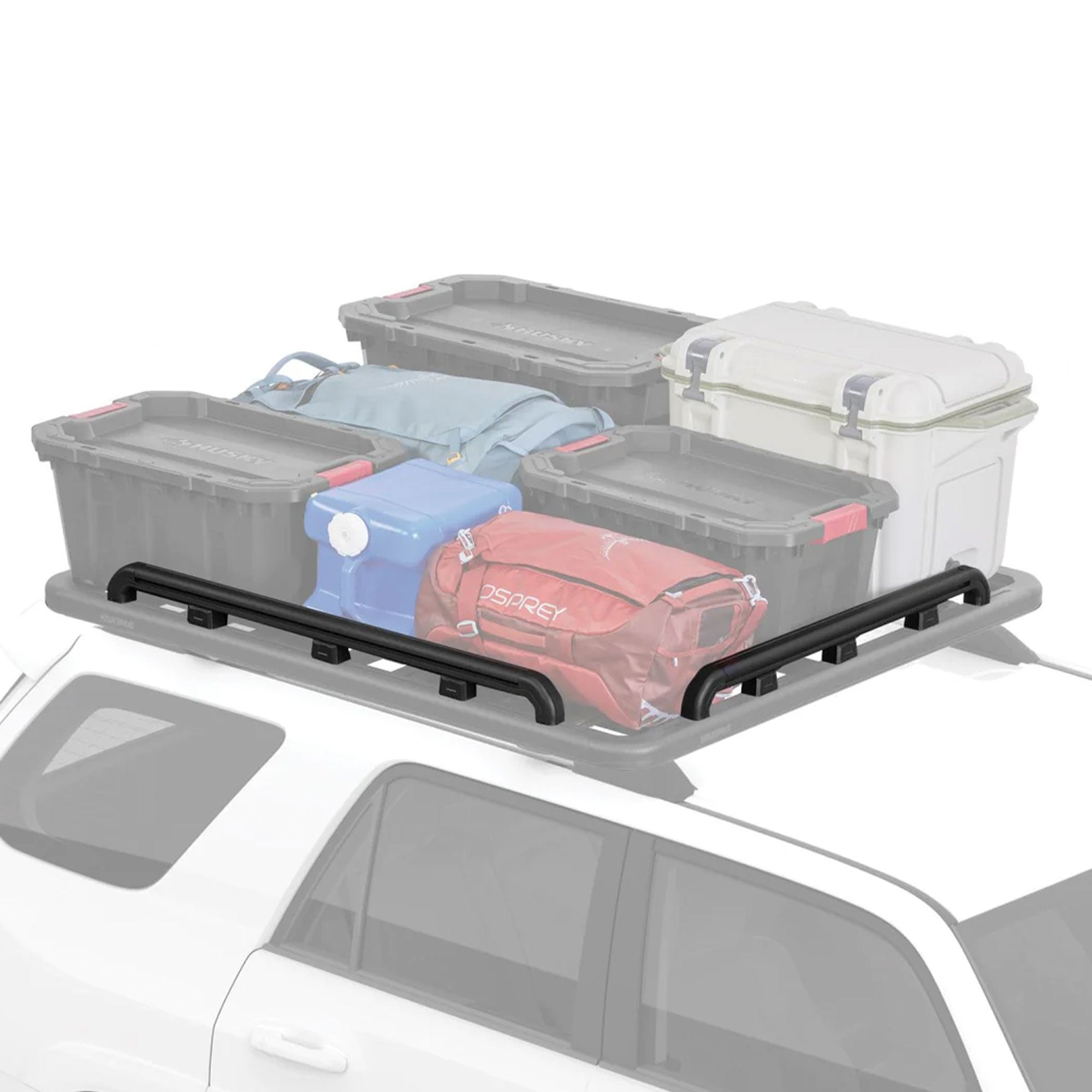 Yakima 76 by 65 Inch LockNLoad Perimeter Raised Rail Kit for Roof Rack, 4 Rails