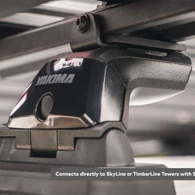 YAKIMA 84 by 49 Inch LockNLoad 3 Bar System Heavy Duty Roof Rack Platform, Black - VMInnovations