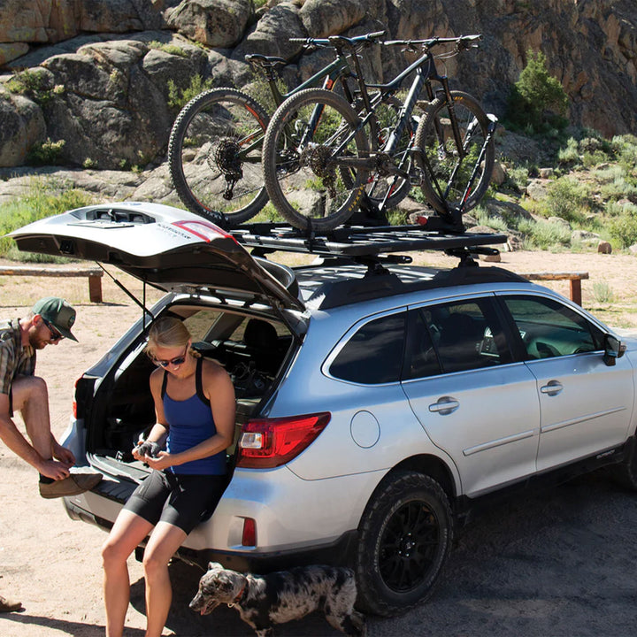 YAKIMA 84 by 49 Inch LockNLoad 3 Bar System Hvy Duty Roof Platform (For Parts)