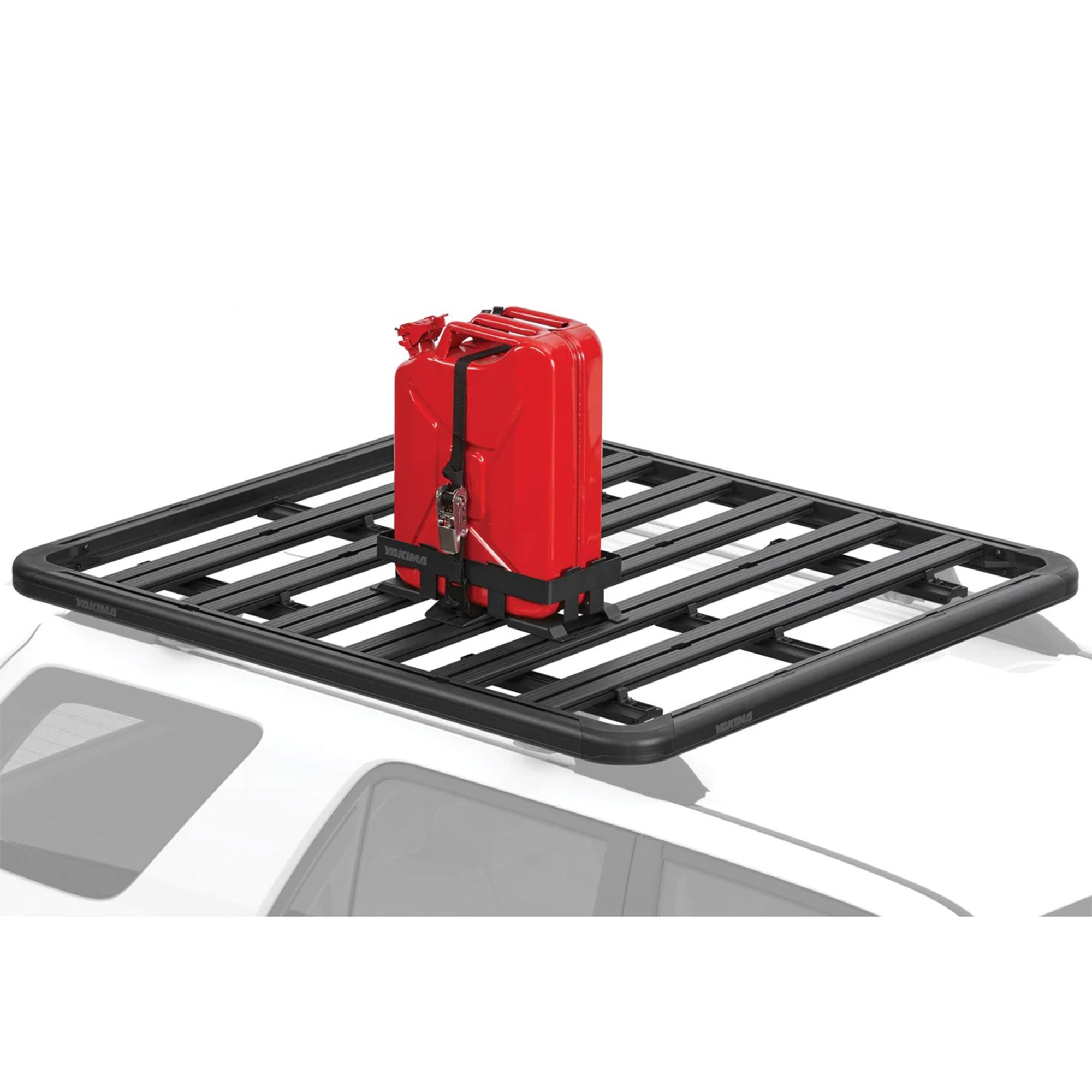 Yakima LockNLoad Platform Plastic Jerry Can Holder for Roof Rack Systems, Black - VMInnovations