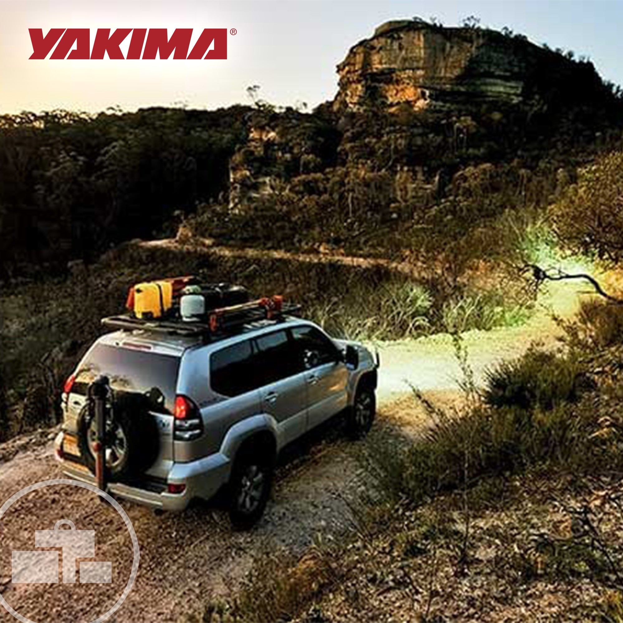 Yakima LockNLoad Platform Jerry Can Holder for Roof Rack Systems,Black(Open Box)