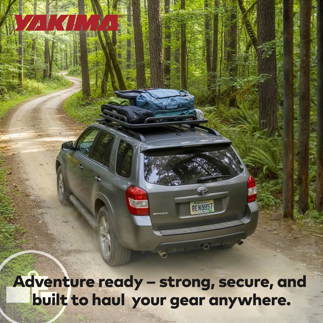 YAKIMA 55 by 49 Inch LockNLoad Perimeter Raised Rail Kit for Roof Rack, 4 Rails - VMInnovations