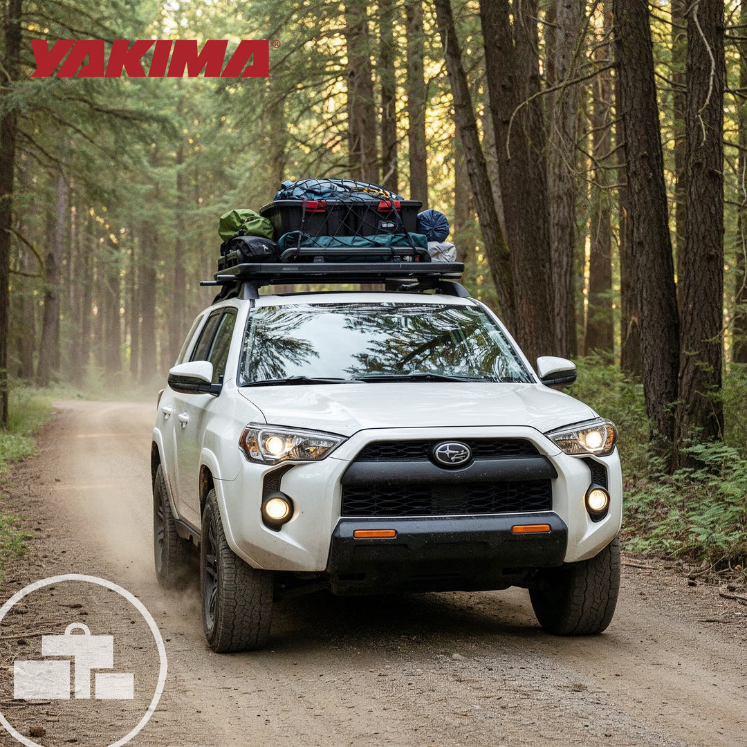 YAKIMA 55 by 49 Inch LockNLoad Perimeter Raised Rail Kit for Roof Rack, 4 Rails - VMInnovations