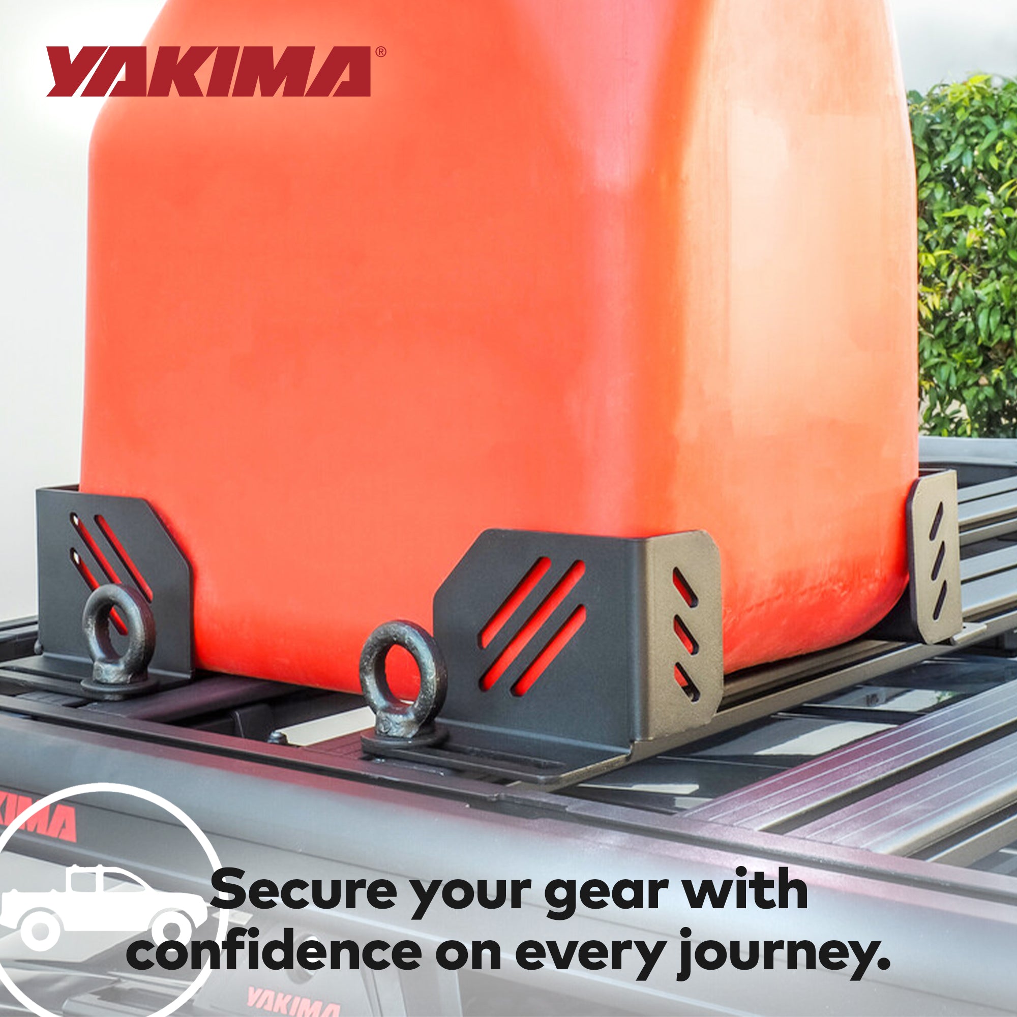 YAKIMA LockNLoad Platform Corner Bracket Kit with T Slot Braces, Set of 4 (Used) - VMInnovations