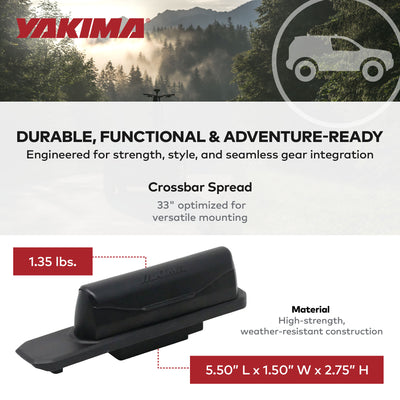 YAKIMA Landing Pad 23, Fixed Mounts for 2019 & Newer Toyota Rav4 SUV (Open Box)