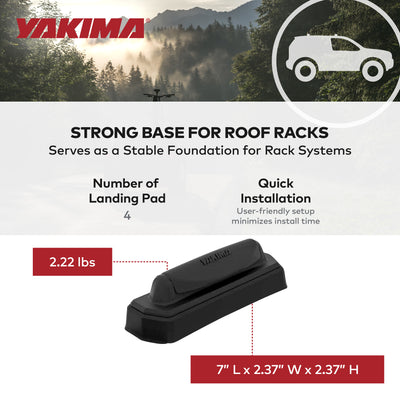 YAKIMA Landing Pad Fixed Point Tower Installation for Naked Rooftops,4pc(Used) - VMInnovations