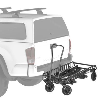 Yakima EXO Sturdy Heavy Duty Aluminum Cargo Basket Cart Kit, Black (Used)