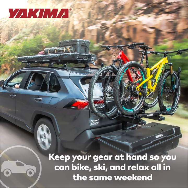 Yakima EXO 2" Hitch Base Rack Storage System with HitchLock, Black (For Parts)