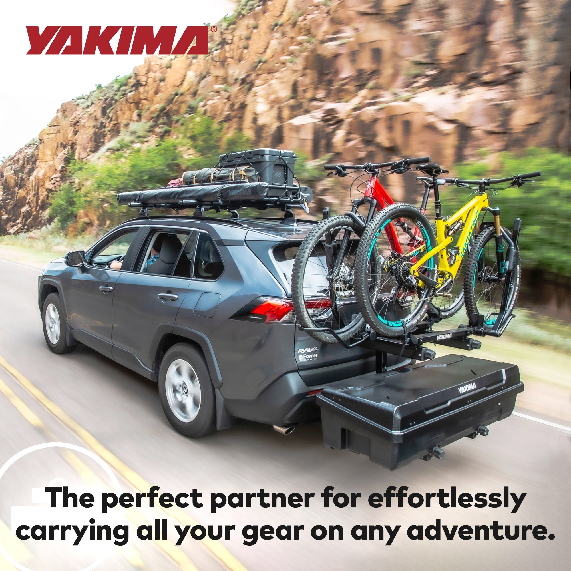 Yakima EXO TopShelf Hitch Bike Rack Storage System - VMInnovations
