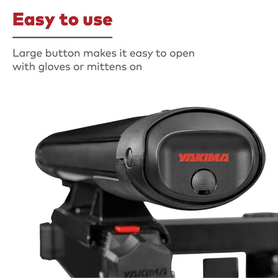 Yakima EXO SnowBank 5 Ski or 4 Snowboard Universal Travel Rack, Black (Open Box) - VMInnovations