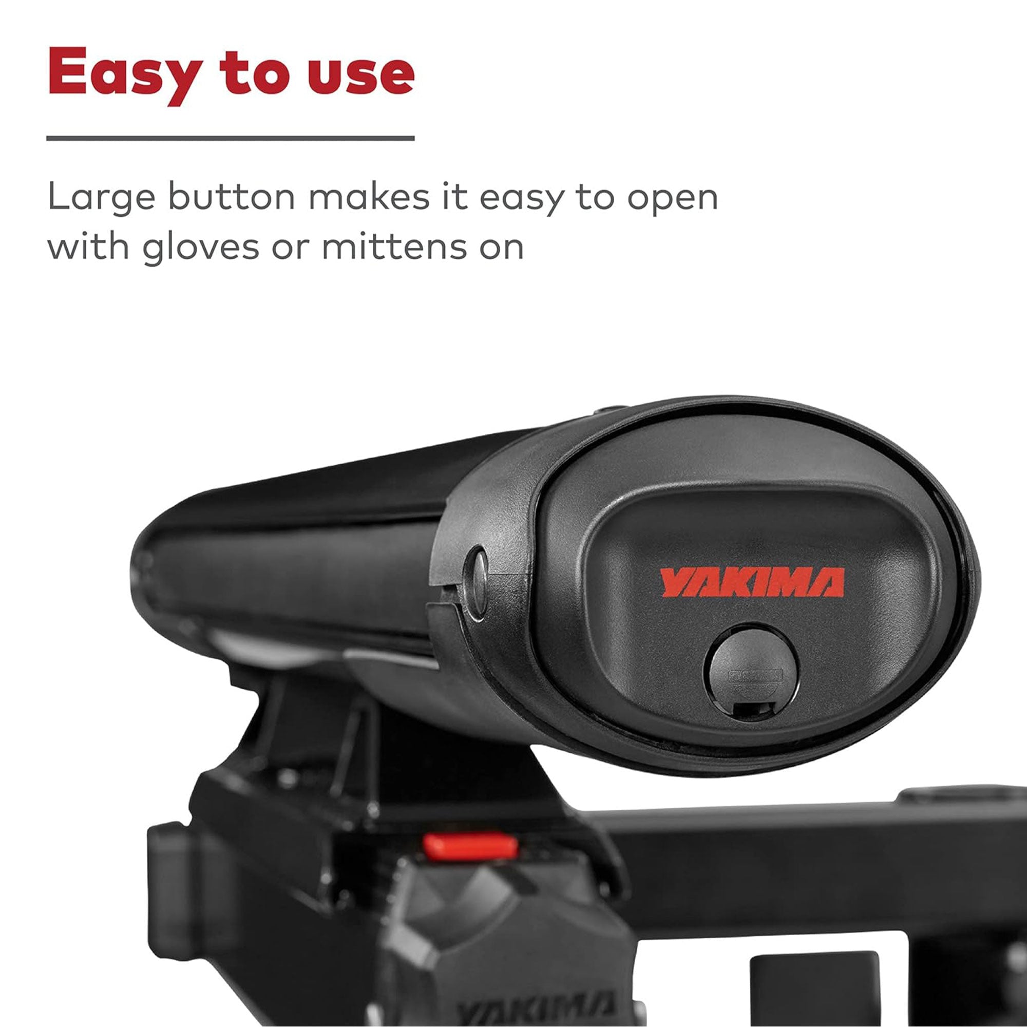 Yakima SnowBank 5 Ski or 4 Snowboard Universal Mount Roof Rack, Black (Used)