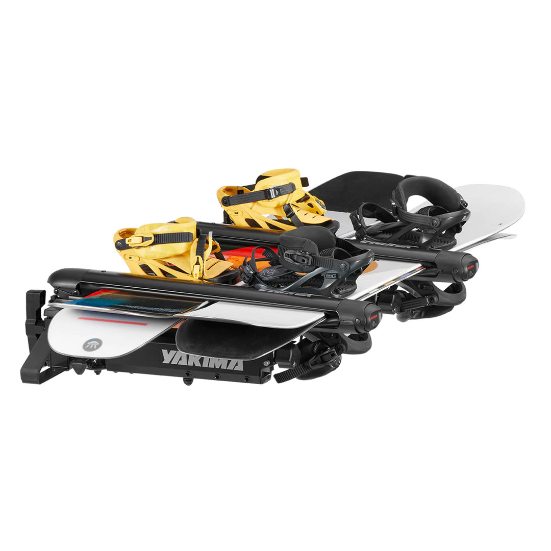 Yakima EXO SnowBank 5 Ski or 4 Snowboard Universal Travel Rack, Black (Open Box)