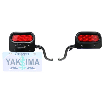 YAKIMA 5.4 Pound EXO LitKit with Tail Lights Accessory for EXO Hitch Rack System