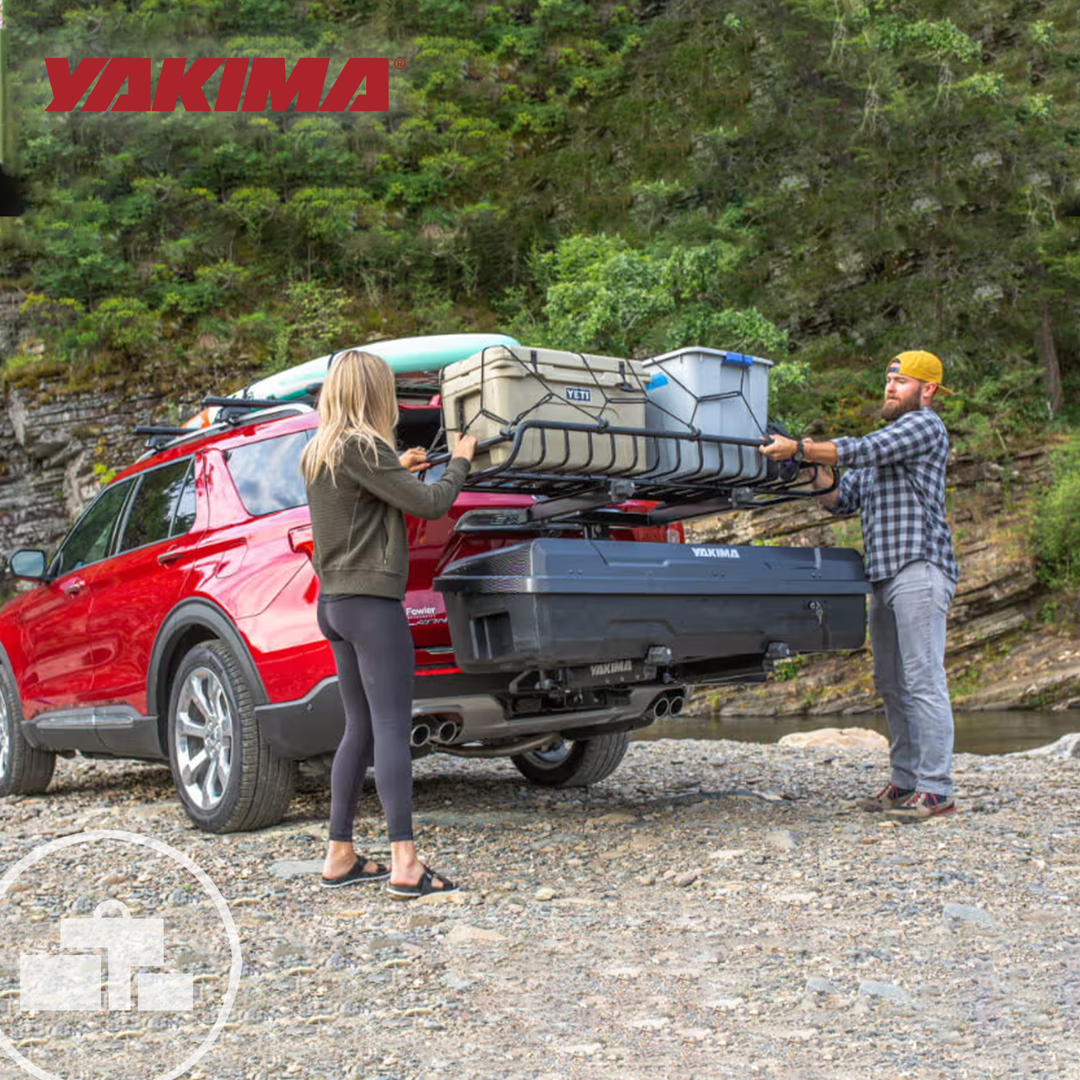 Yakima EXO GearWarrior Heavy Duty Alloy Steel Cargo Basket Mount, Blk (Open Box)