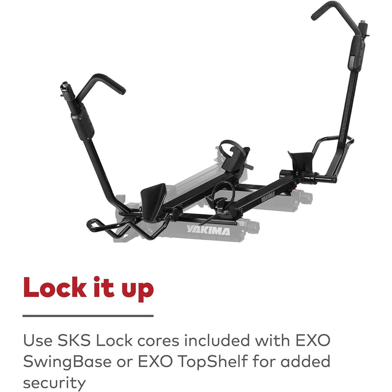Yakima EXO DoubleUp 2 Bike Capacity for EXO SwingBase or EXO TopShelf, Black