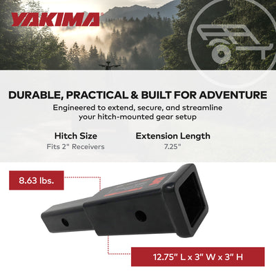 Yakima StraightShot with Powder Coated Finish Type and Steel Construction, Black - VMInnovations