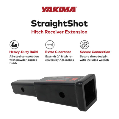 Yakima StraightShot with Powder Coated Finish Type and Steel Construction, Black - VMInnovations