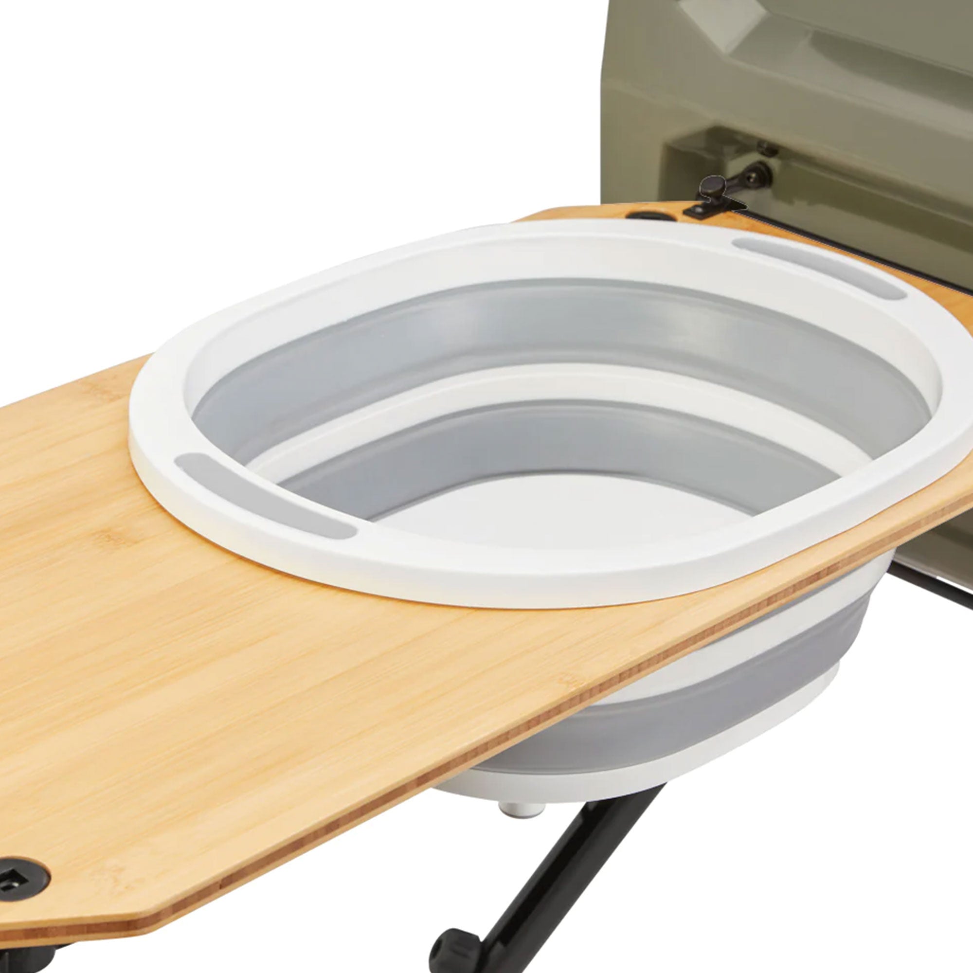 Yakima EXO OpenRange 13 x 27 Inch Wooden Side Table and Nesting Cutting Board - VMInnovations