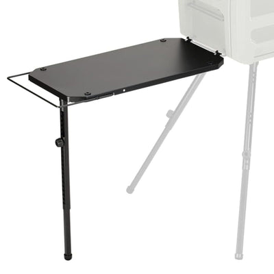 Yakima EXO OpenRange 16 x 31 in. Metal Side Table for Stove Propane Tanks, Black - VMInnovations