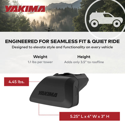 Yakima SightLine Roof Rack Tower For Vehicles w/ Flush-Mounted Side Rails (Used)