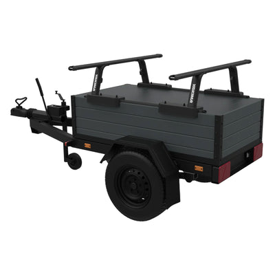YAKIMA Truck Bed Track HD Kit for OverHaul HD & OutPost HD (2Pc), Black (Used) - VMInnovations