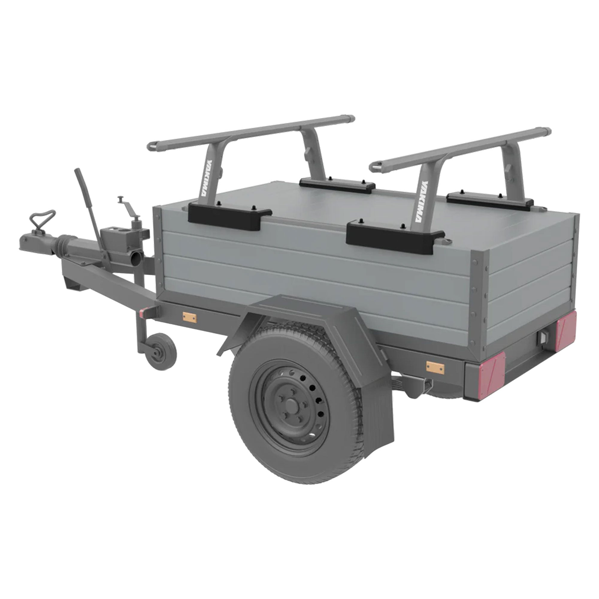 YAKIMA Truck Bed Track HD Kit for OverHaul HD & OutPost HD (2Pc), Black (Used) - VMInnovations