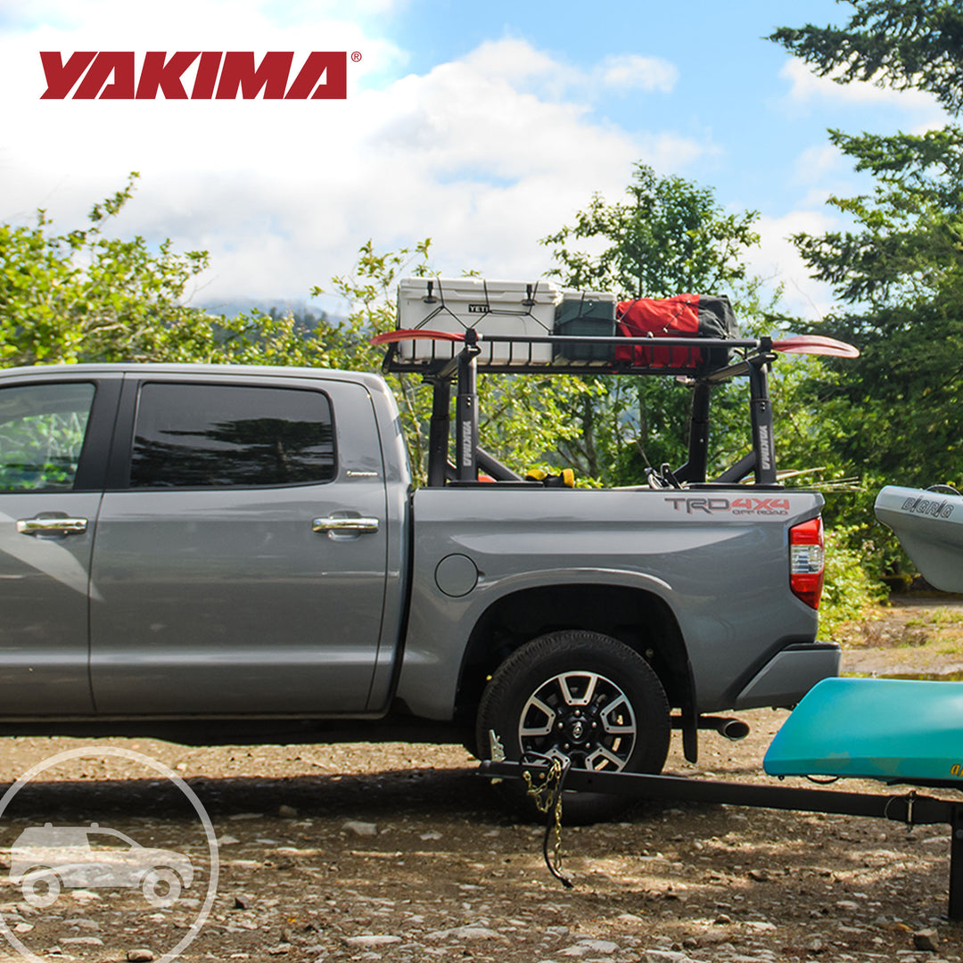 YAKIMA Truck Bed Track HD Kit for OverHaul HD & OutPost HD (2pc),Black(Open Box)