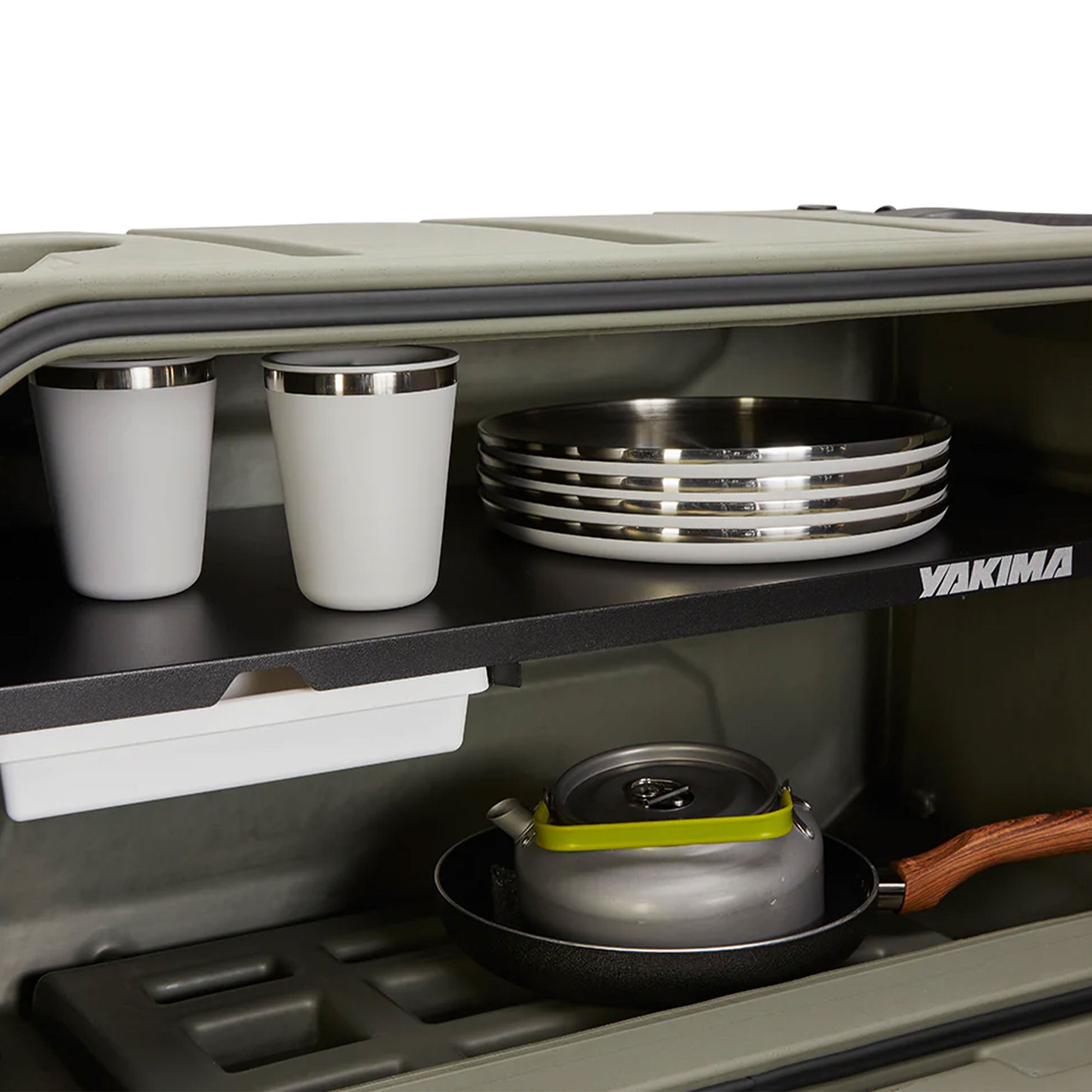 Yakima EXO OpenRange Outdoor Camp Kitchen Station Cooking Storage System, Gray - VMInnovations