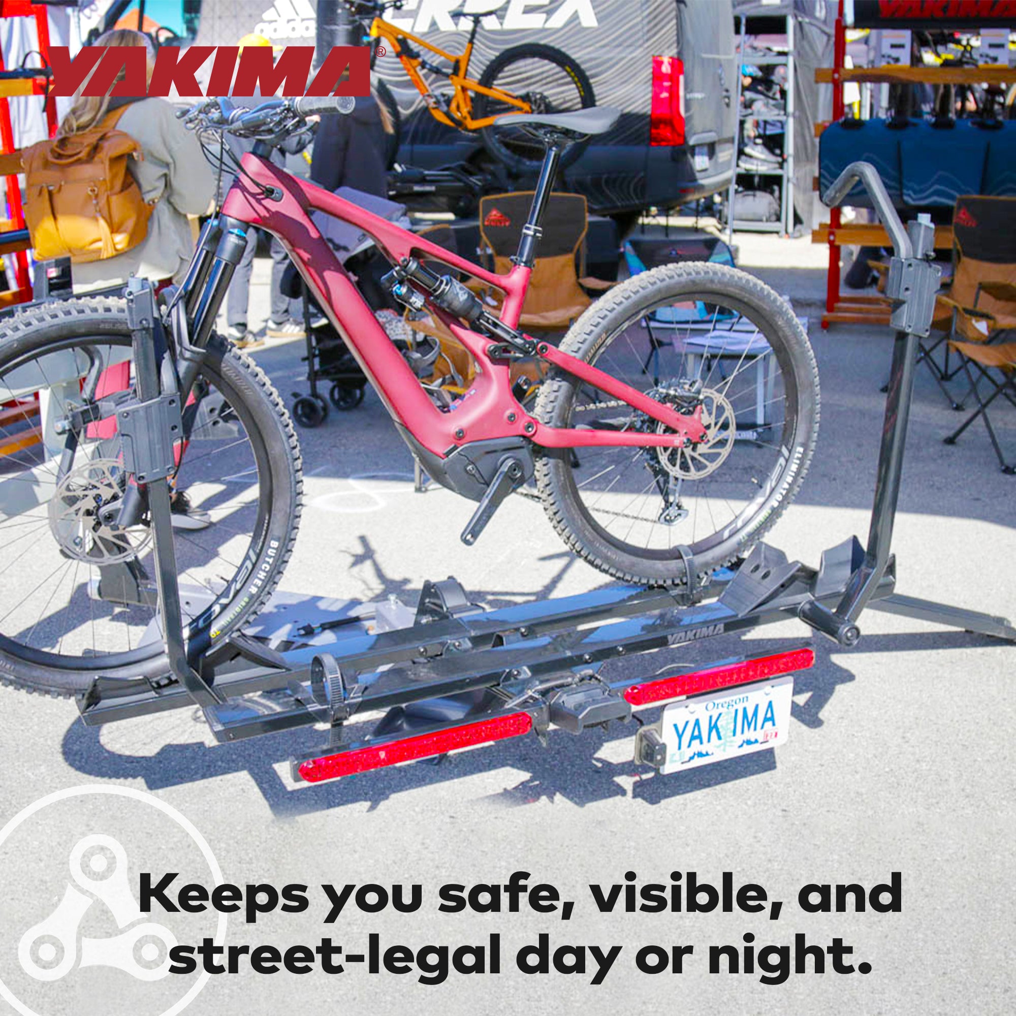 Yakima Lighting & Plate Kit StageTwo Accessory w/LED Lightbar (Open Box) - VMInnovations
