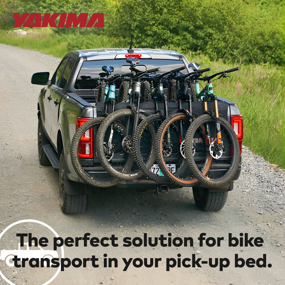 Yakima Full Size Truck Bed Large Polyester Tailgate Bike Pad, Black(Open Box)