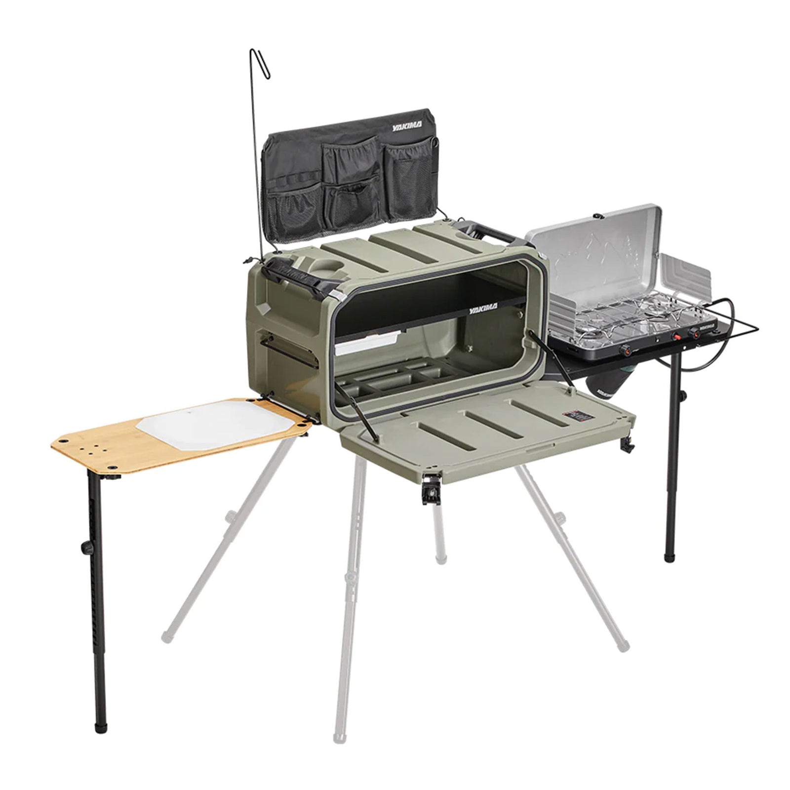 Yakima EXO OpenRange Deluxe Outdoor Camp Kitchen Cooking Storage System, Gray - VMInnovations