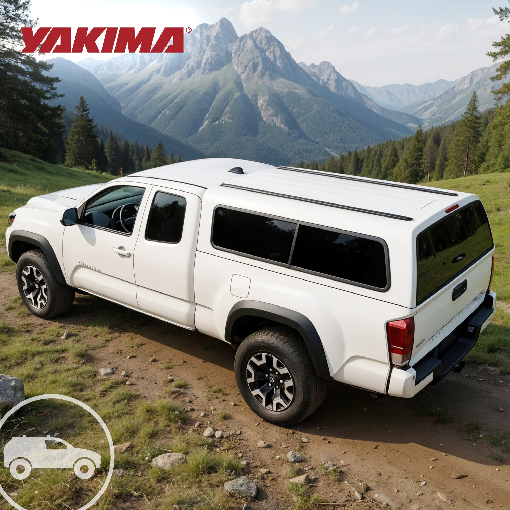 Yakima HD Track 60' Car Roof Top Rack Mounting System w/CapNuts, Black(Open Box) - VMInnovations