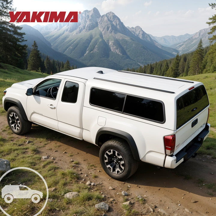 Yakima HD Track 60' Car Roof Top Rack Mounting System w/CapNuts, Black(Open Box)