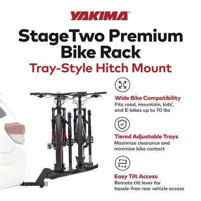 Yakima 4 Bike Tray Hitch Bike Rack Compatible w/52" Wheelbases (For Parts) - VMInnovations