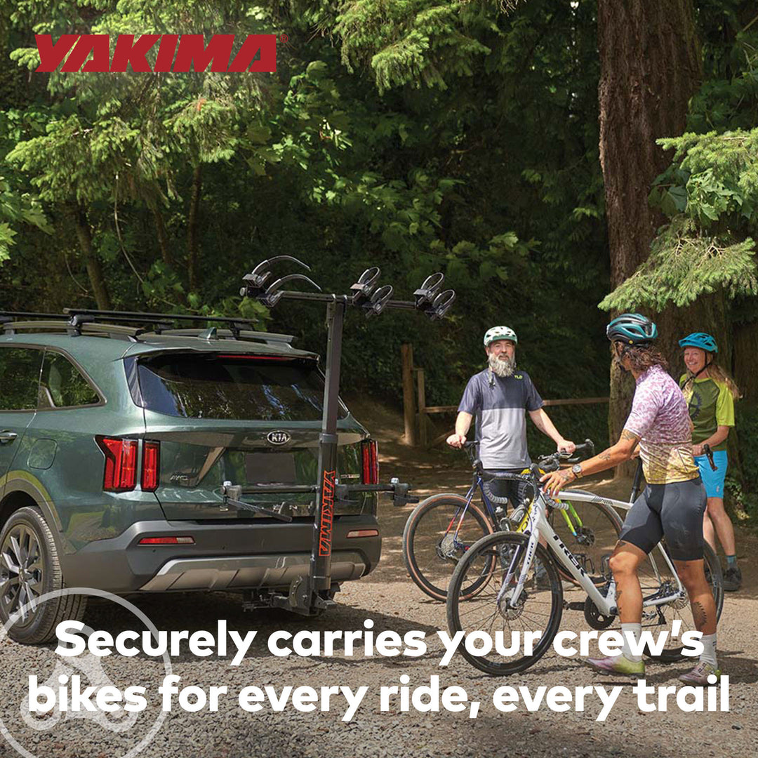Yakima HangTight 4 Vertical Hanging Hitch Bike Rack for 2 Inch Hitch Receivers - VMInnovations