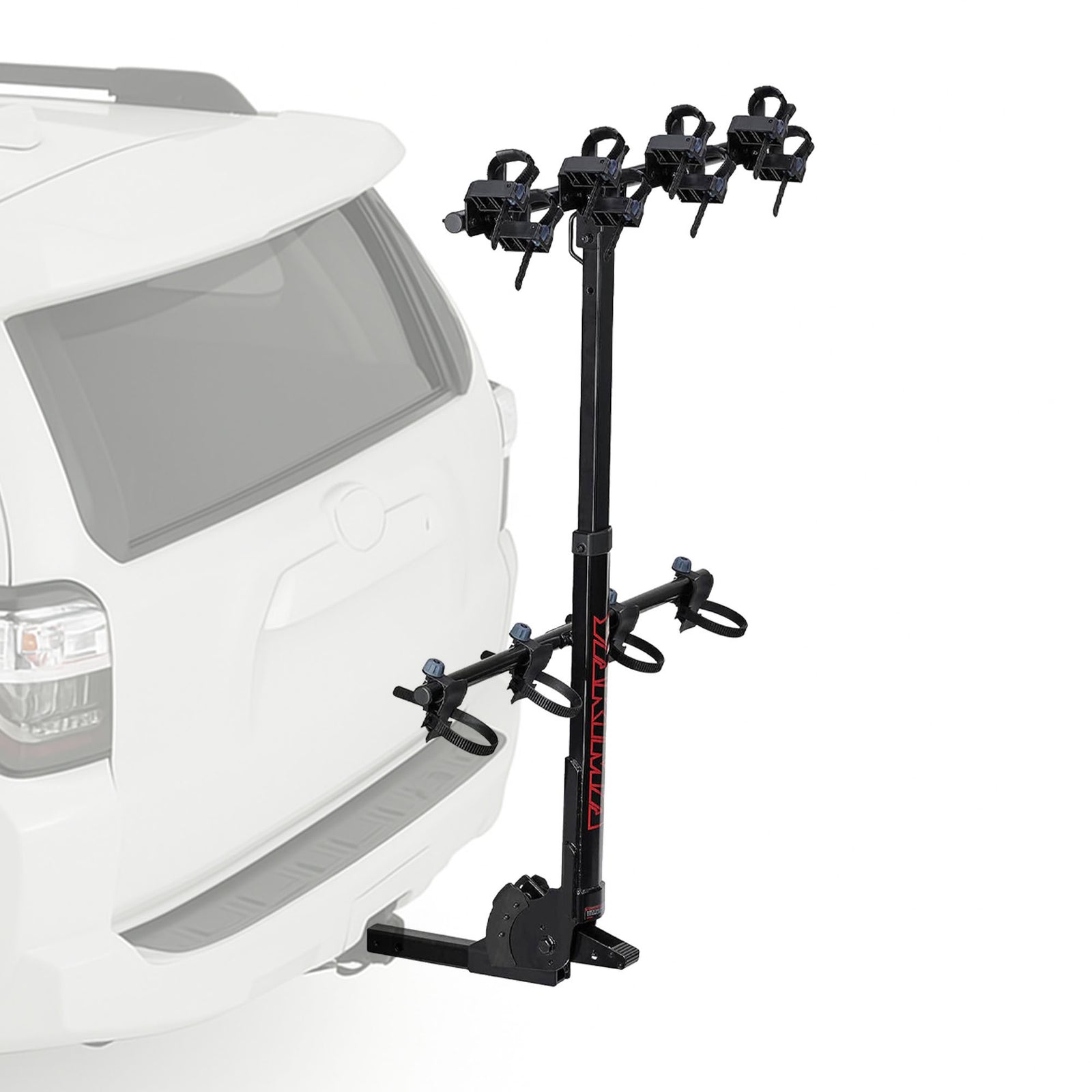 Yakima HangTight 4 Vertical Hanging Hitch Bike Rack for 2 Inch Hitch Receivers - VMInnovations