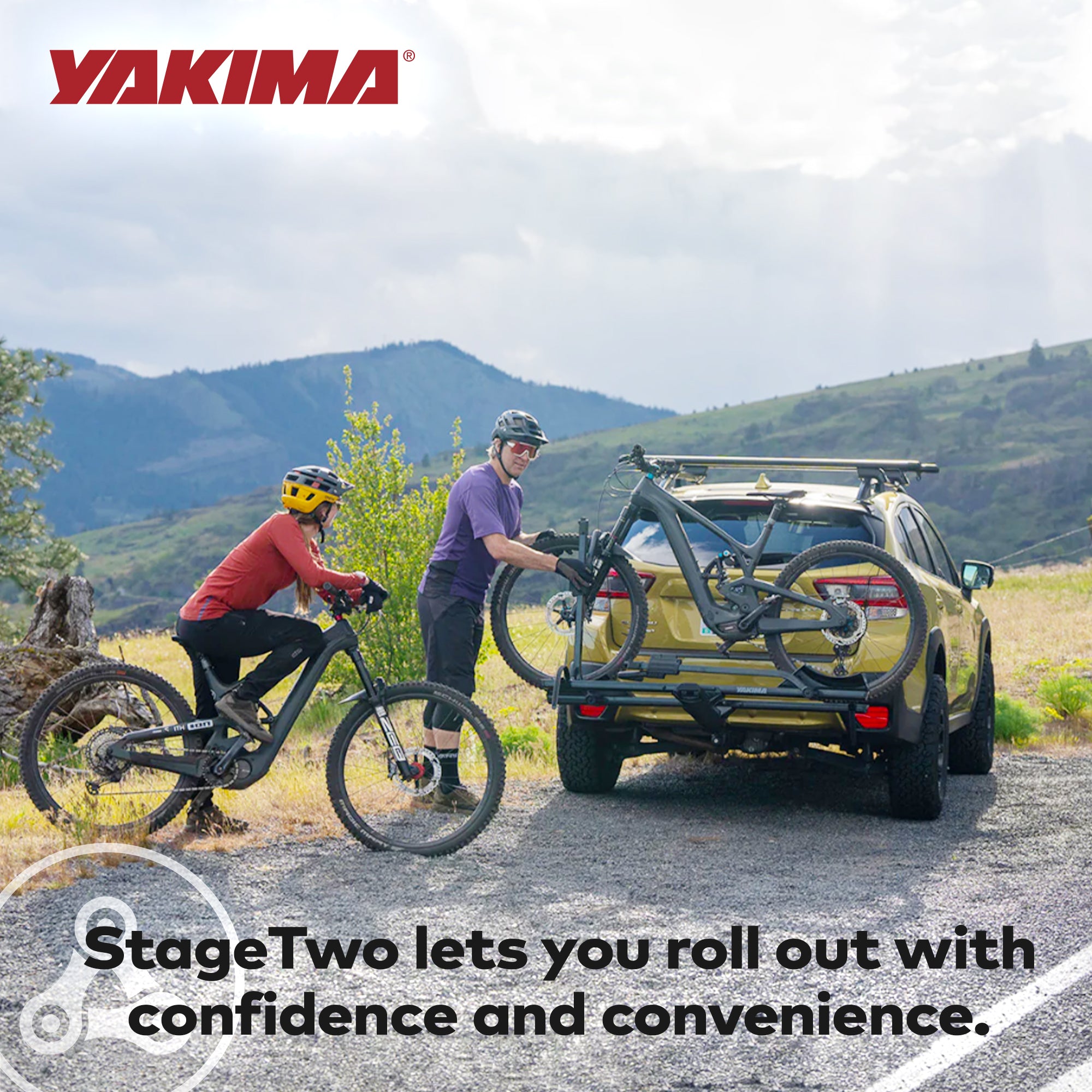 Yakima 4 Bike Tray Hitch Bike Rack Compatible w/ 52" Wheelbases (Open Box)