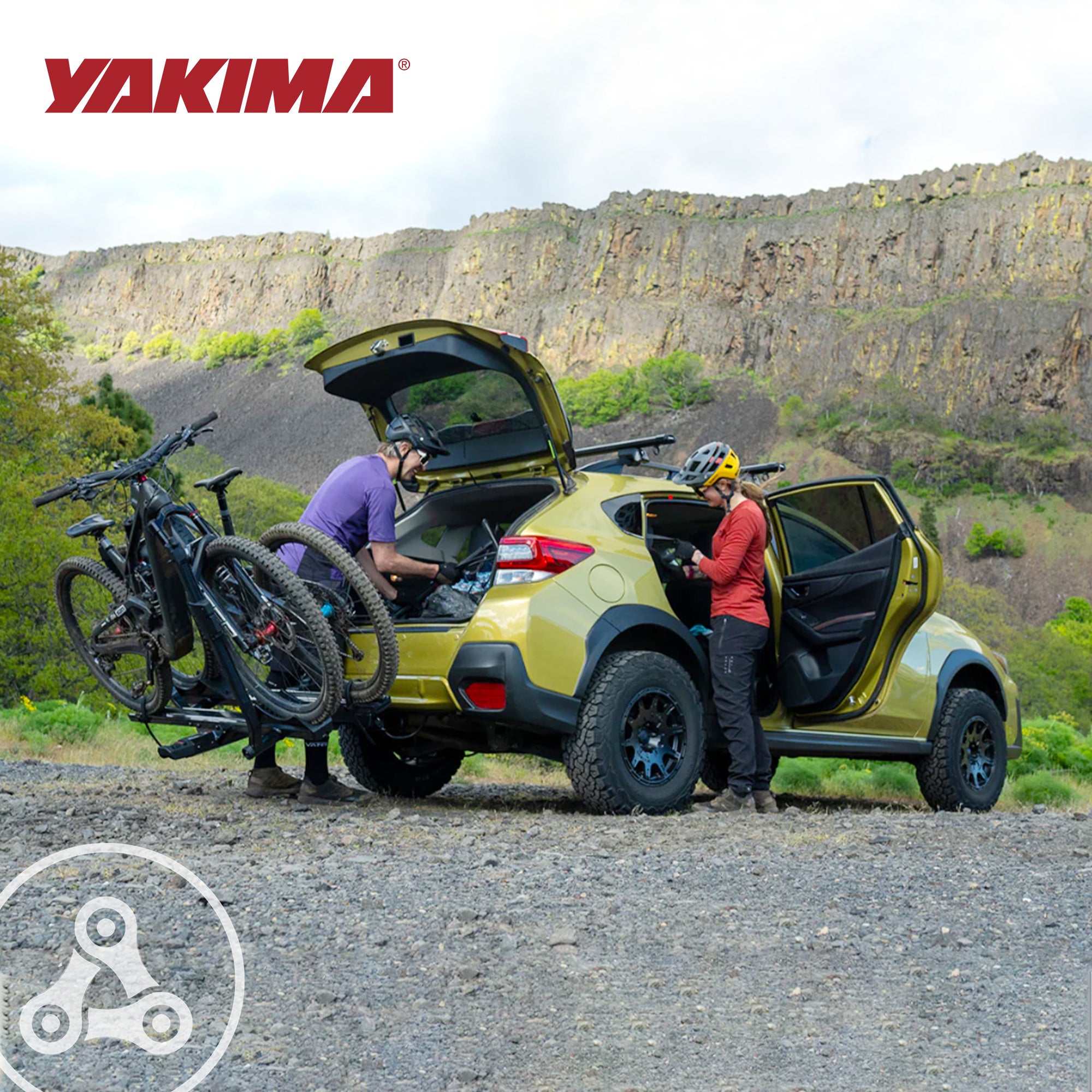 Yakima 4 Bike Tray Hitch Bike Rack Compatible w/ 52" Wheelbases (Open Box)