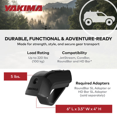 YAKIMA Crossbar Mounts Timberline Towers for Raised Side Rails,4Pc(Open Box) - VMInnovations