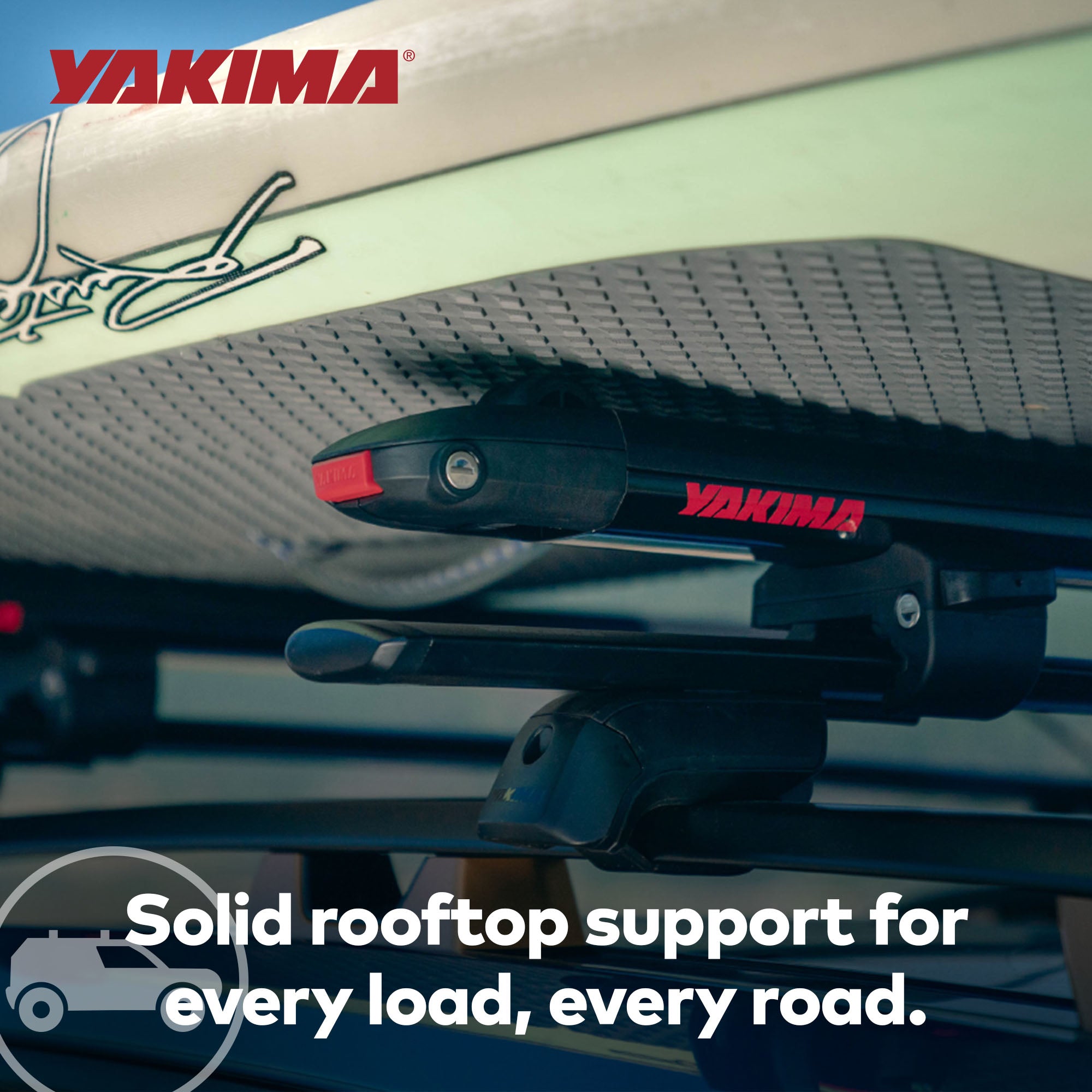 YAKIMA Crossbar Mounts Timberline Towers for Raised Side Rails,4Pc(Open Box) - VMInnovations