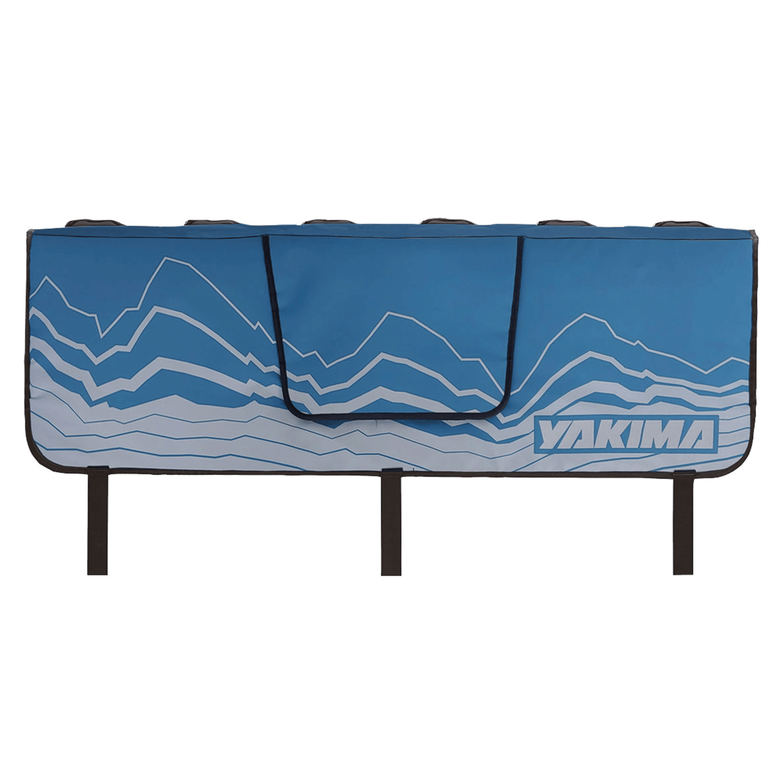 Yakima GateKeeper Full Size Truck Bed Large Tailgate Bike Pad, Cascade Blue - VMInnovations