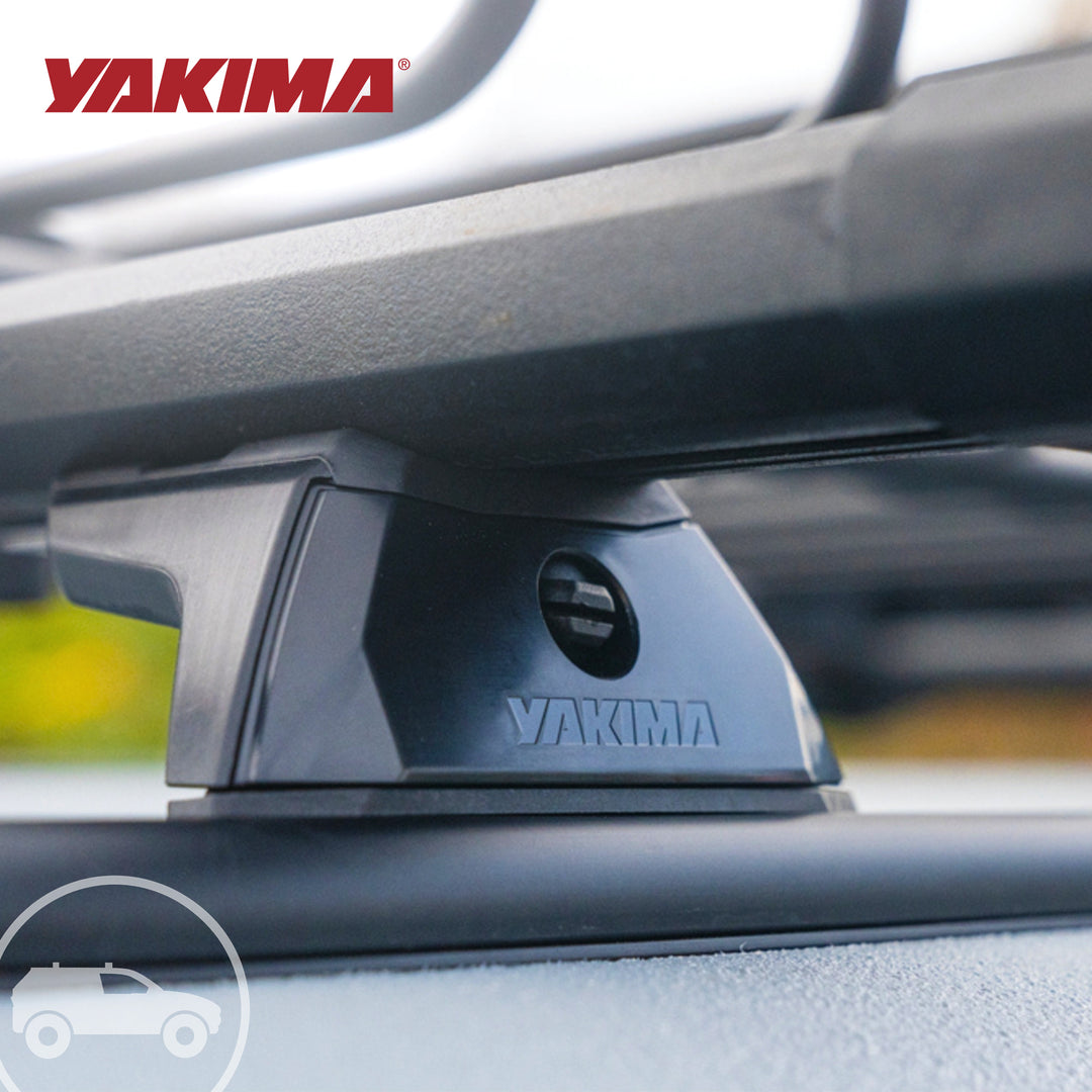 Yakima Heavy Duty Roof Rack Tower for Vehicles w/Tracks, Pack of 4 (Open Box)