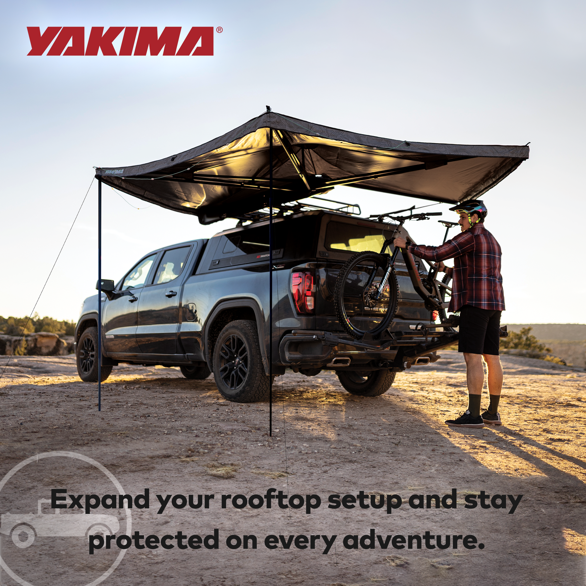 Yakima 270 LH Vehicle Roof Mounted Awning Rugged Vinyl Travel Cover (Used) - VMInnovations